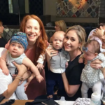 Kaley Cuoco (far left) and her friends, including Ashley Jones and Ali Fedotowsky (far right). Credit : Ashley Jones/Instagram