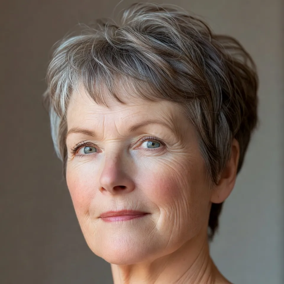 1. Soft Layered Pixie Cut