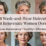 8 Wash-and-Wear Haircuts for Over 60 Women