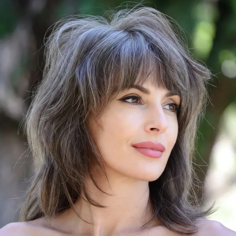 3. Medium Shag Wash-and-Wear Cut