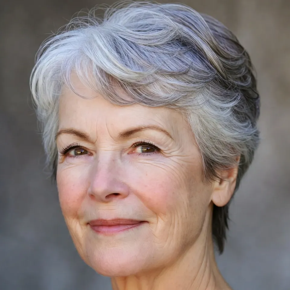 8. Natural Gray Short Cut