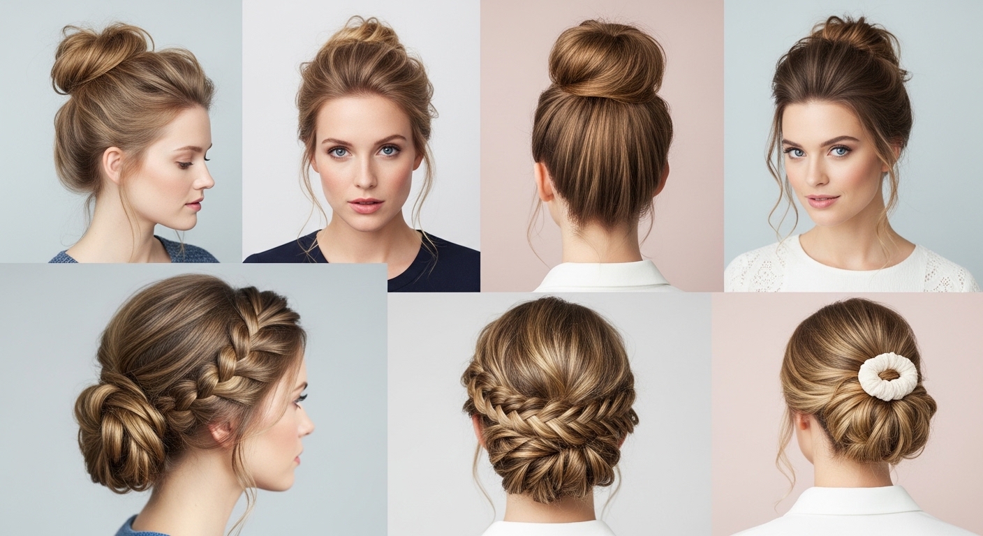 14 Flattering Updos For Fine Thin Hair That Add Volume