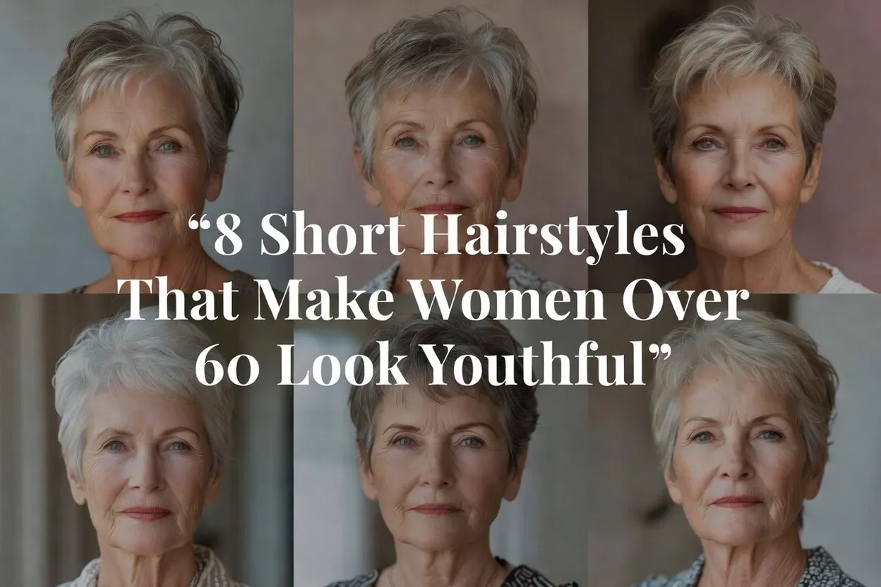 8 Short Hairstyles For Over 60 That Look Youthful